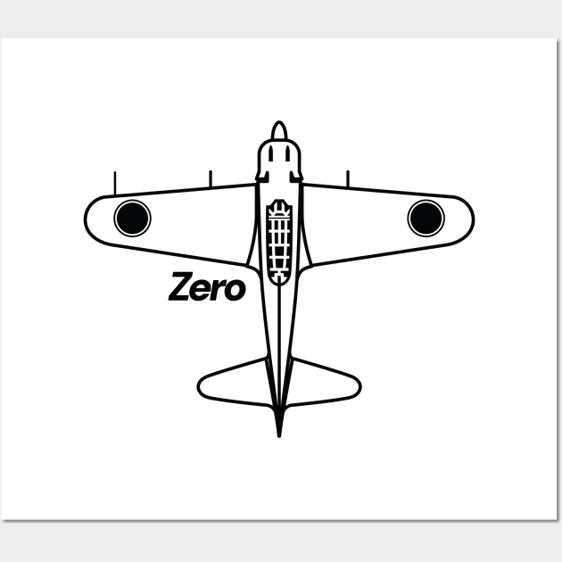 A6M Zero Wall Art by Legacy Machines